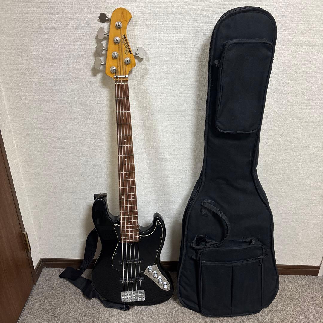 Bacchus Universe Series 5弦ベース WJB5系　ケース付