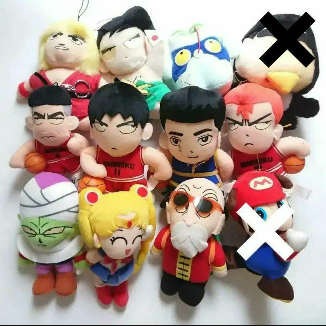 アニメ キャラクター ぬいぐるみセット　レトロ