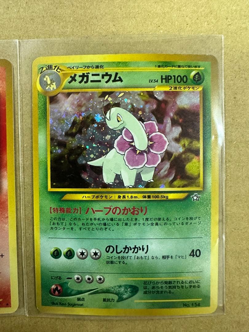 ポケモンカード 旧裏 ★ホロ3枚セット（オーダイル／バクフーン／メガニウム）