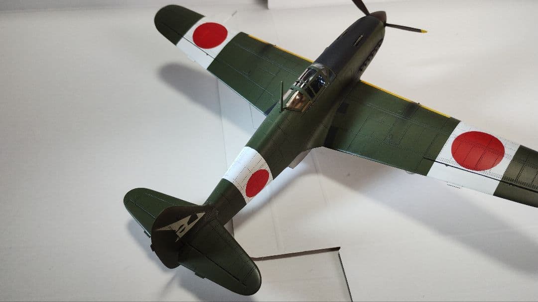 プラモデル完成機　1/48　川崎三式一型戦闘機　飛燕