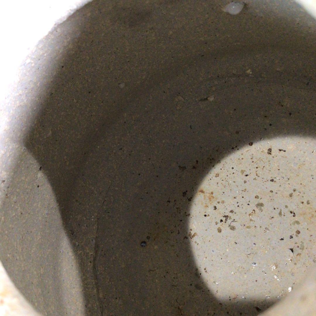 Ｐ５６４　水指　『信楽焼』『神山一陶造』『耳付水指』　共箱　茶道具