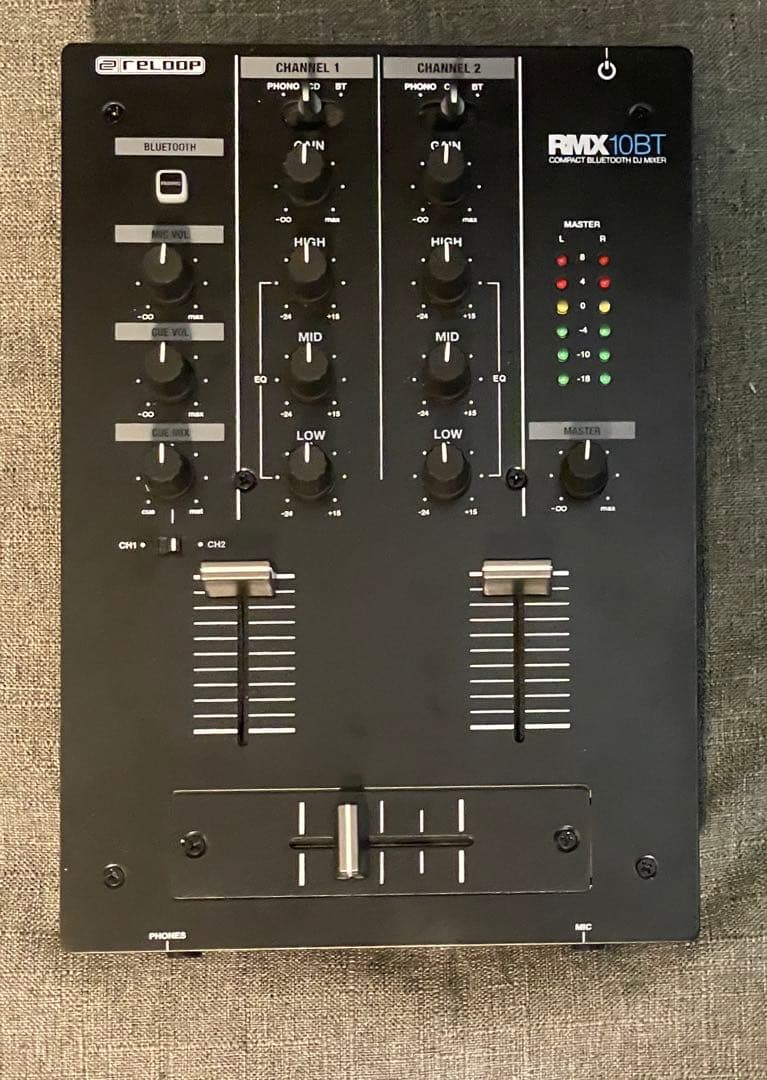 新品同等 Reloop RMX 10BT コンパクトDJミキサー