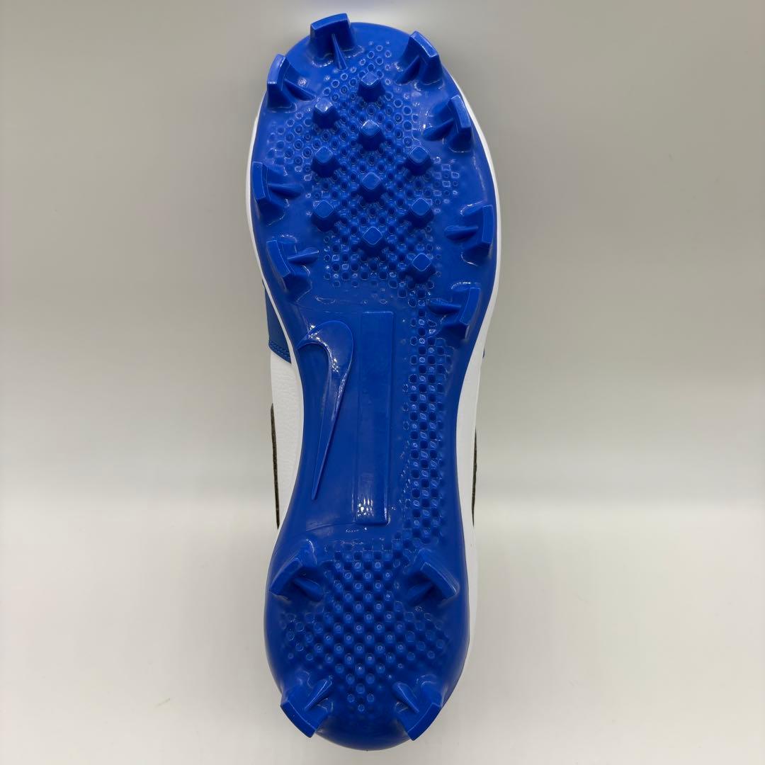 NIKE 野球 スパイク ブルー 青 ポイント 27.5㎝ ミドルカット