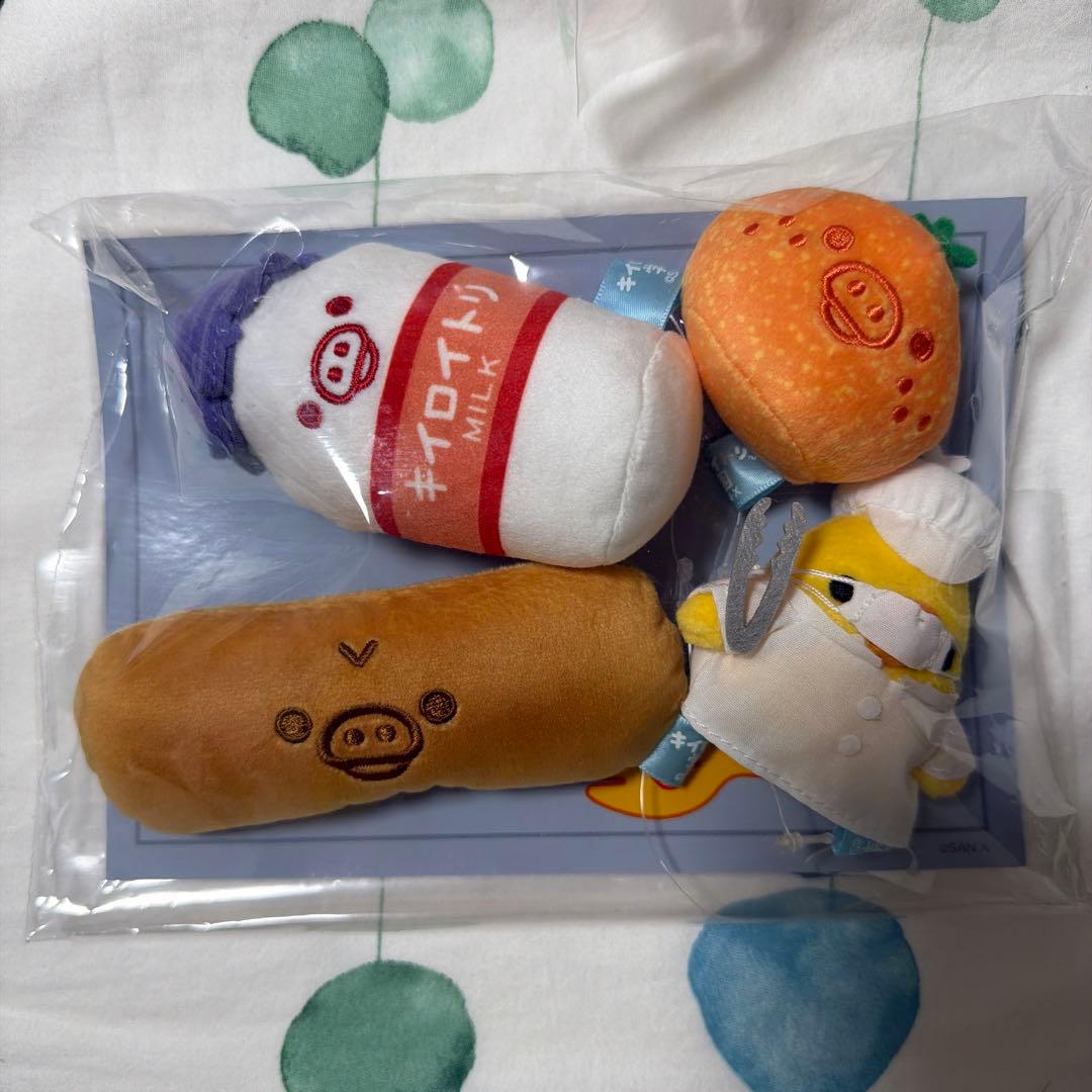 キイロイトリ 学園　給食ぬいぐるみセット　サンエックス　キイロイトリ