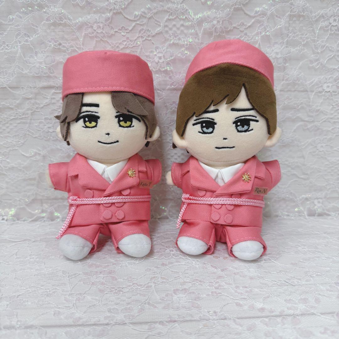 鈴々様　はぴぬい　ぬい服　キンプリ　郵便屋さんコーデ