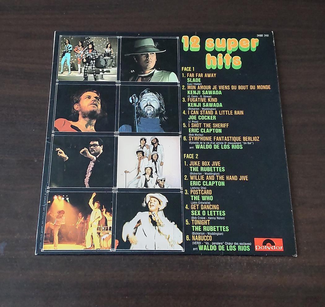 沢田研二 　１２ SUPER HITS　　海外オムニバス盤LP