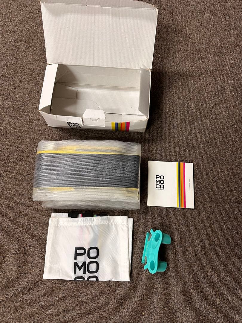 使用2回　POMOCA スキー用シール イエロー　バックカントリー