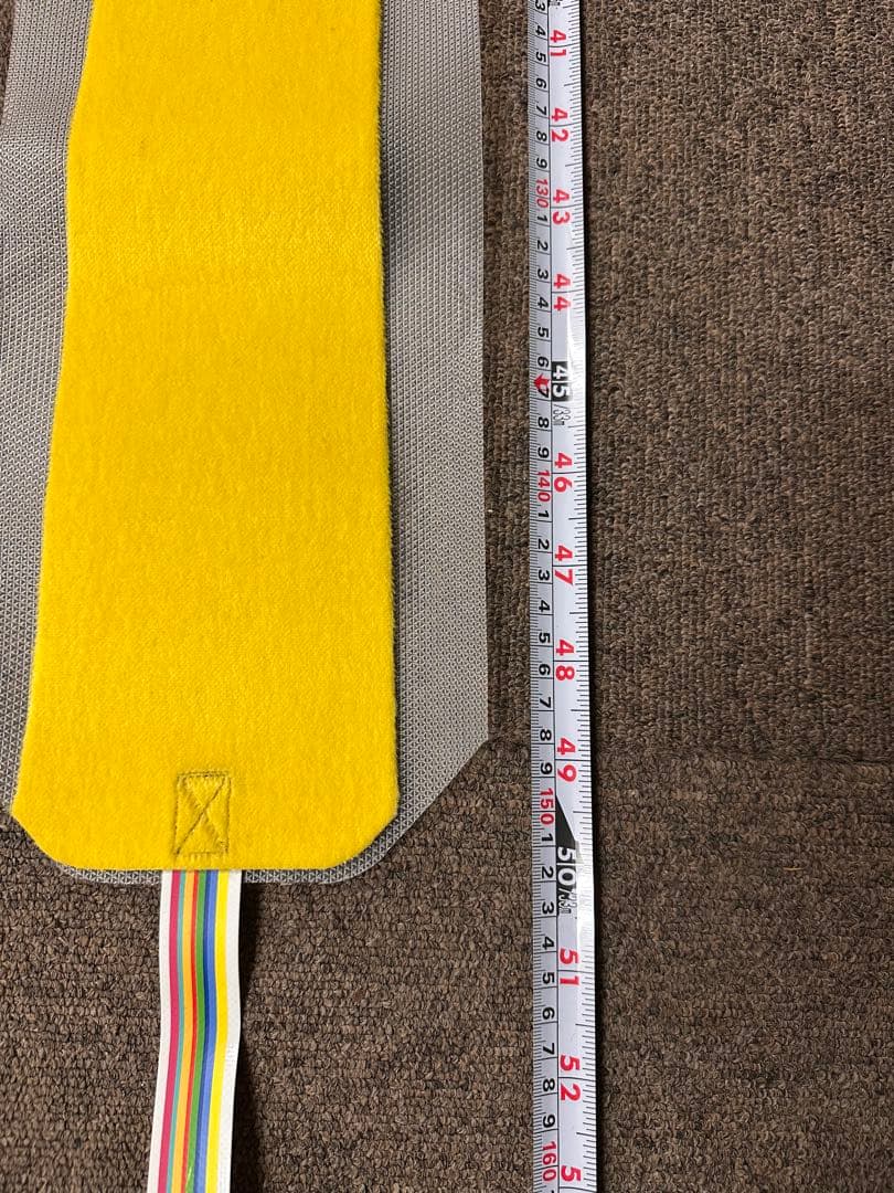 使用2回　POMOCA スキー用シール イエロー　バックカントリー