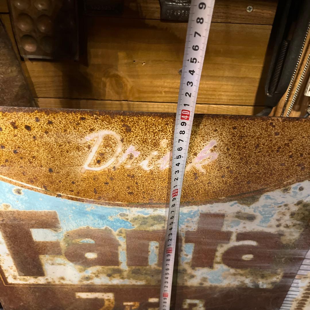 ヴィンテージ　錆び錆びペプシ看板