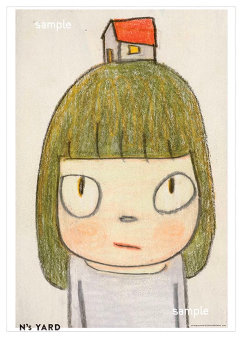 奈良美智 ポスター2点セット(額装済) yoshitomo nara