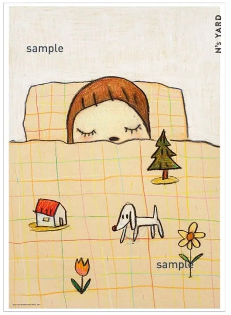 奈良美智 ポスター2点セット(額装済) yoshitomo nara