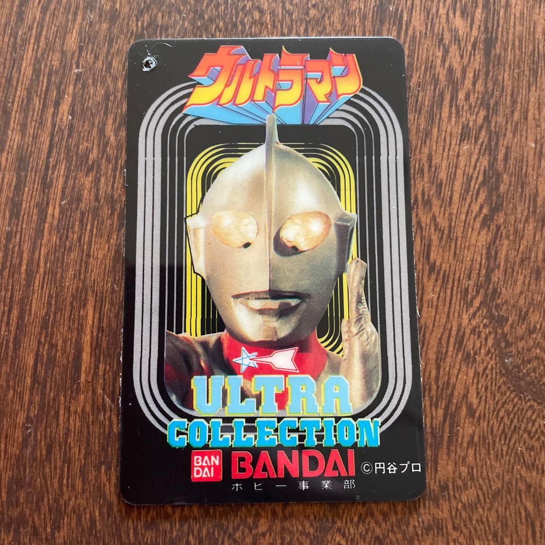 BANDAI 1983年ウルトラマン　初期　ソフビ　白台紙