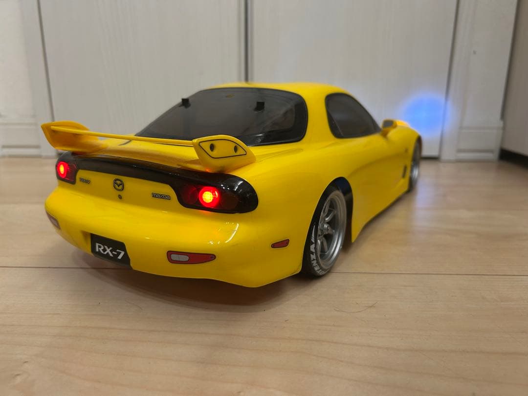 けん　RX7のボディなし　ドリフトラジコン　タミヤTT01D フルセット