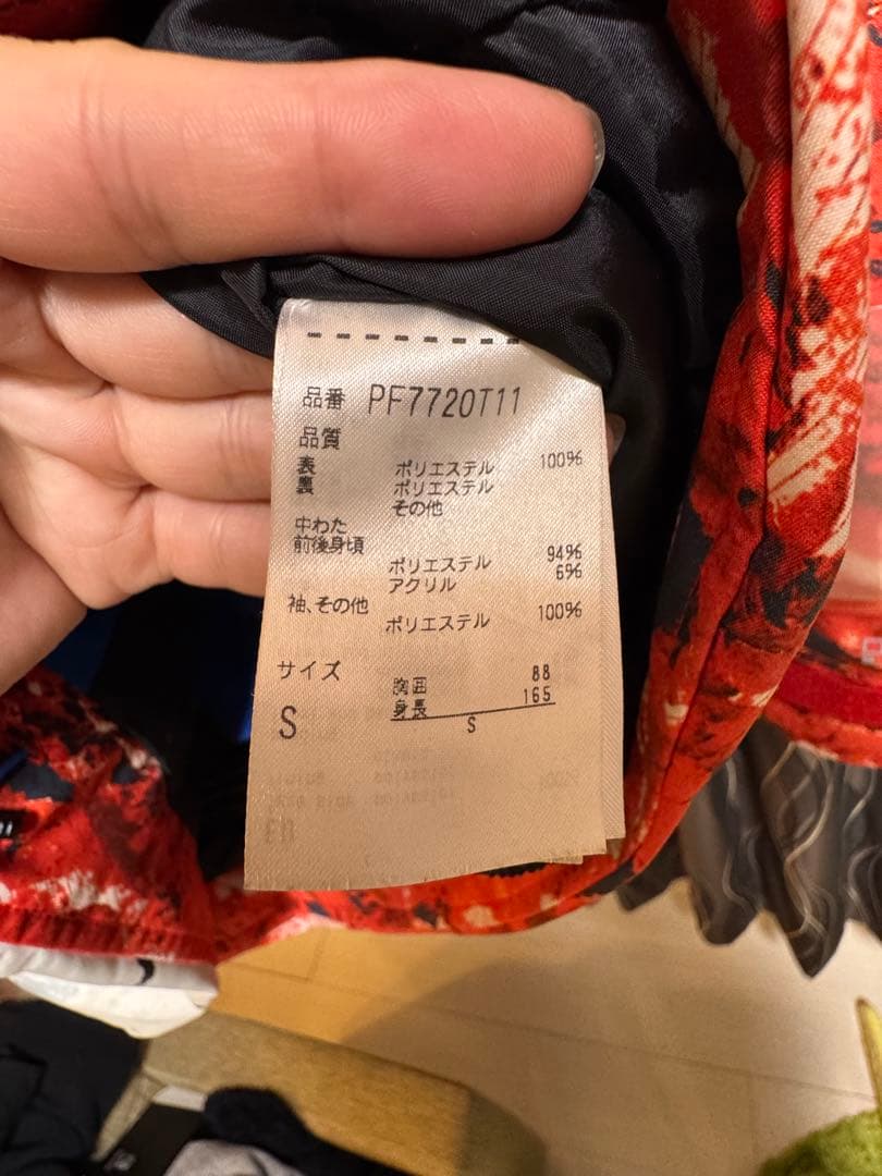 PHENIX スキーウェア 17-18年メンズ レッド/ホワイト クリーニング済