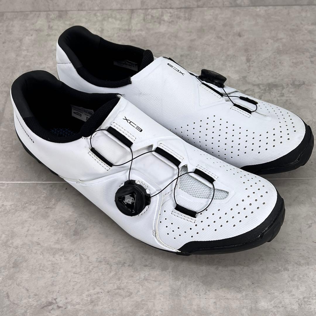 【美品】Shimano XC3 SH-XC300 ホワイト 43(27.2cm)