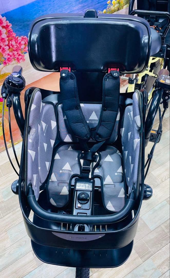 Y2226超特価！ギュット⭐️12AHパナソニック子供乗せ電動アシスト自転車