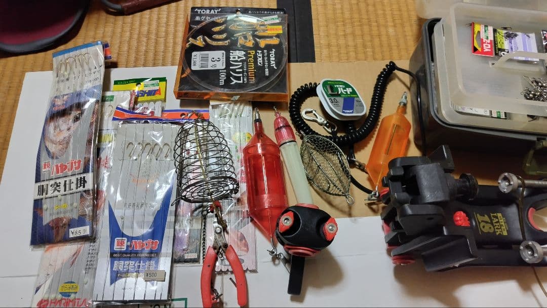 船釣り　釣り道具