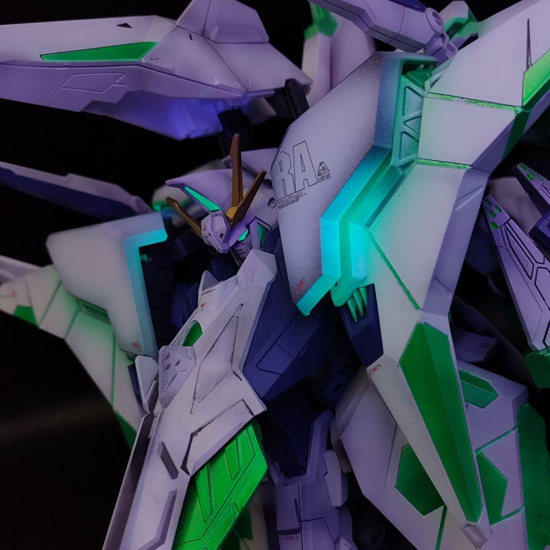 閃光のハサウェイ　ペーネロペー　hg　塗装完成品　1号機覚醒カラー　ガンプラ