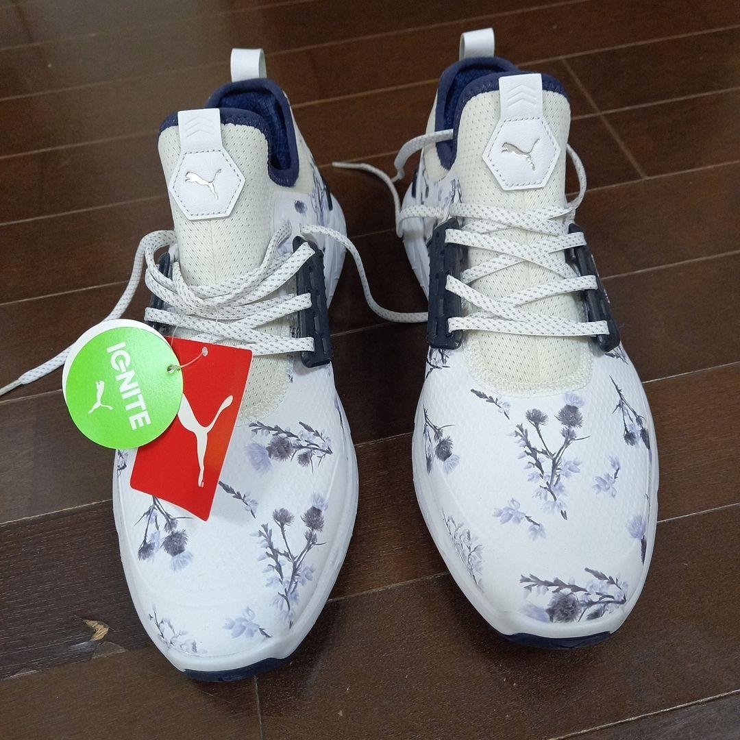 PUMA IGNITE フラワープリント ゴルフシューズ