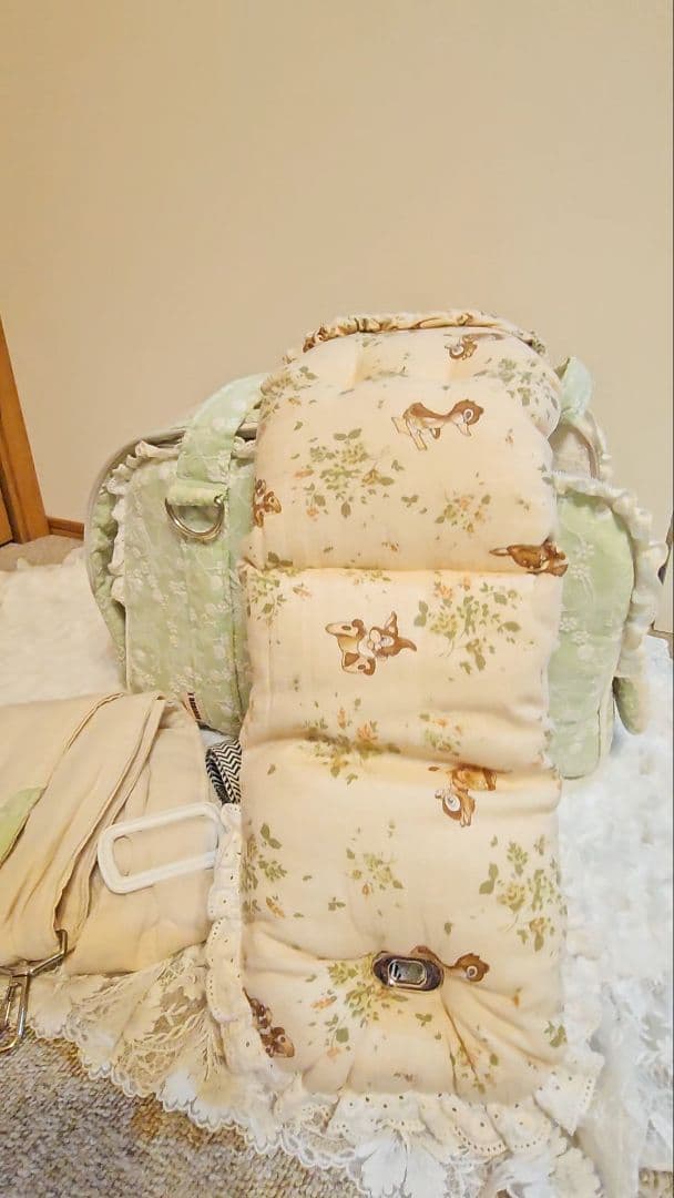 BABIANA バビアナ　キャリーバッグ　スリング　+クッション+幅広ショルダー