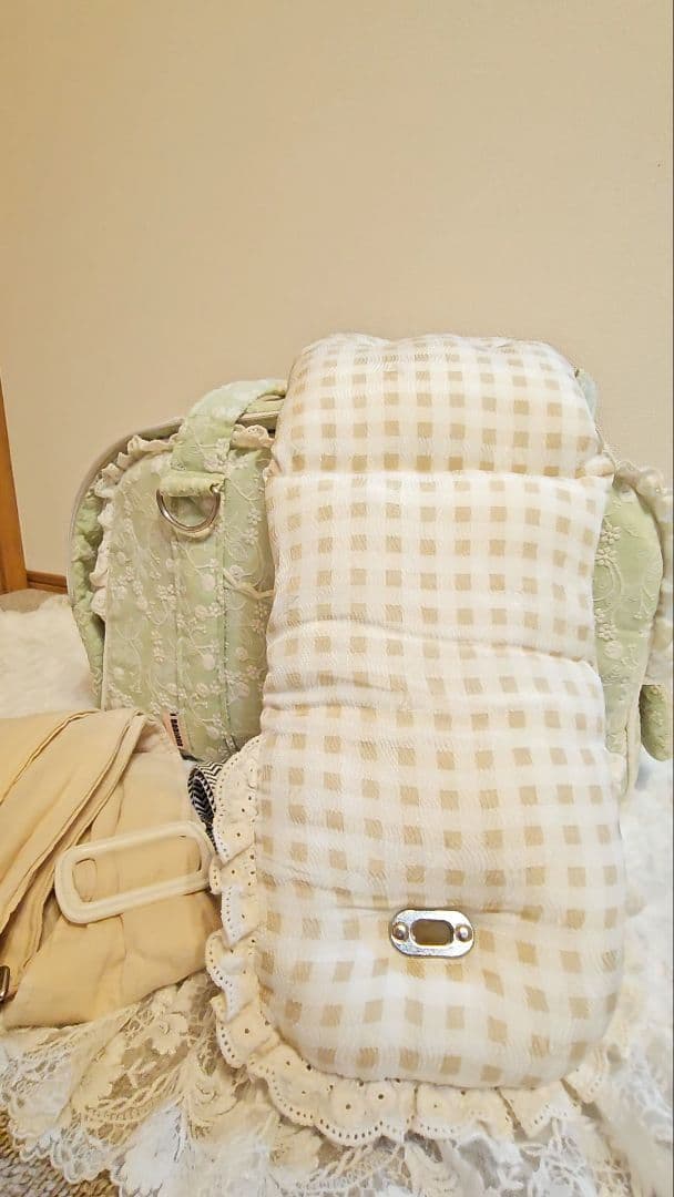 BABIANA バビアナ　キャリーバッグ　スリング　+クッション+幅広ショルダー