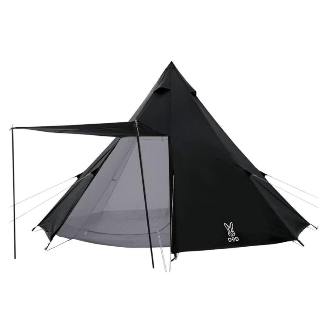 【新品】DOD ワンポールテント T8-200-BK 8人用 ディーオーディー