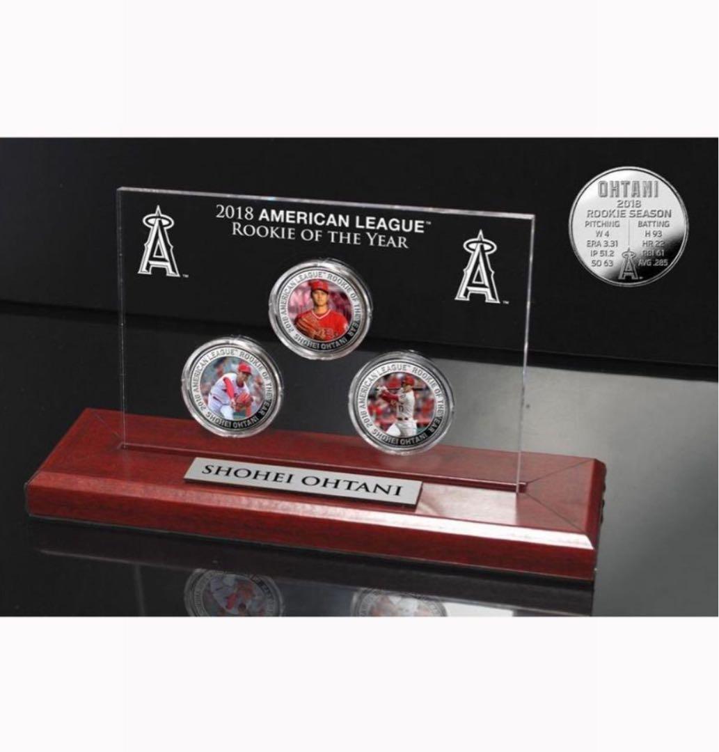 大谷翔平選手　2018年ア・リーグ新人王　ルーキーオブザイヤー記念シルバー