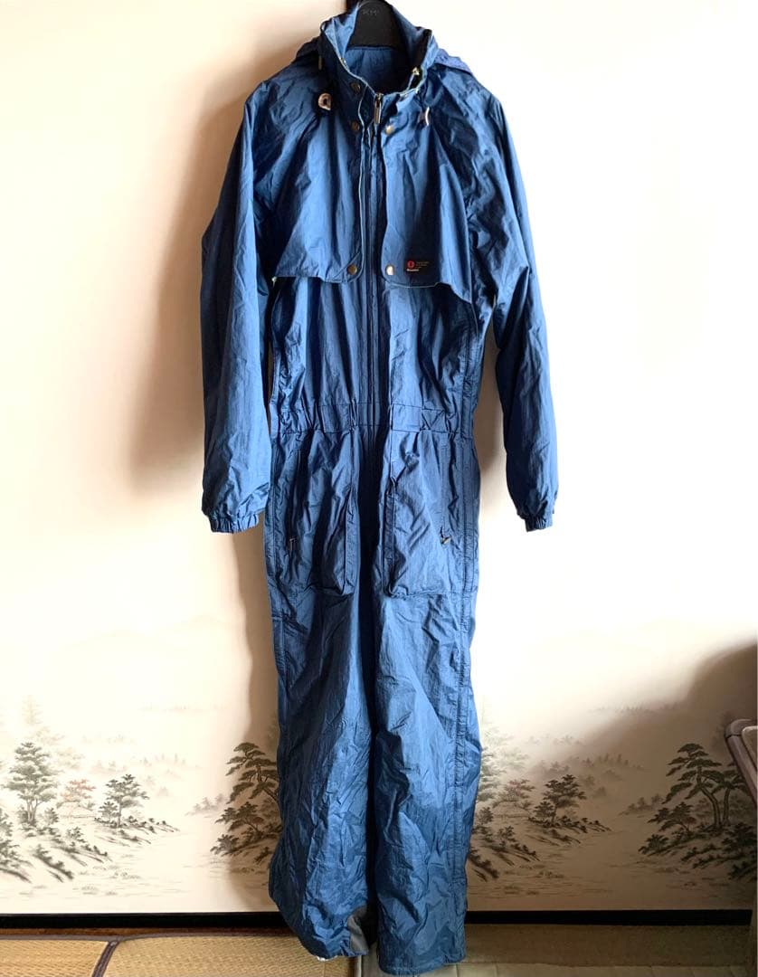 昭和レトロ DESCENTEデサント スキーウェア スノボつなぎジャンプスーツ③