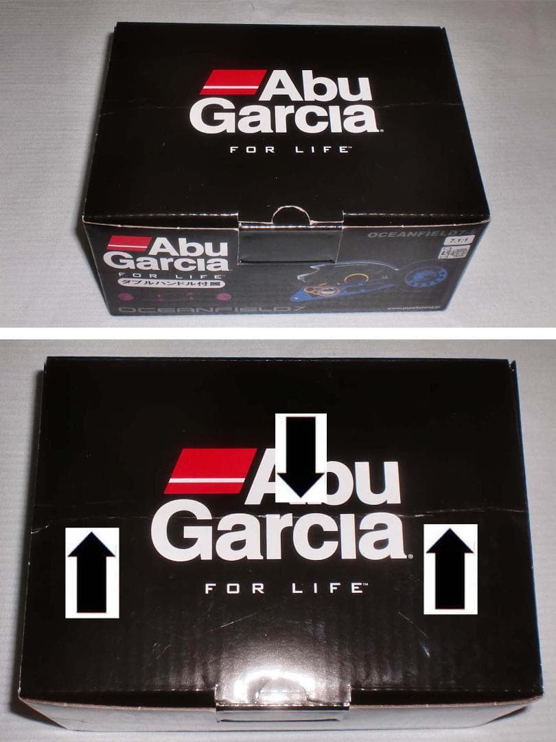 Ａｂｕ　オーシャンフィールド７＜左巻き＞スペアハンドル付　新品（※箱折り目有り）