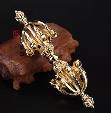 【修縁堂】真言宗 法器 九鈷金剛杵 真言密教 仏教法具仏具