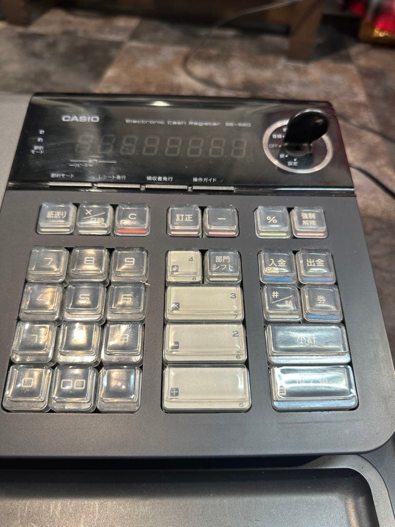 レジスター　SE-S20　カシオ　レジ　店舗備品