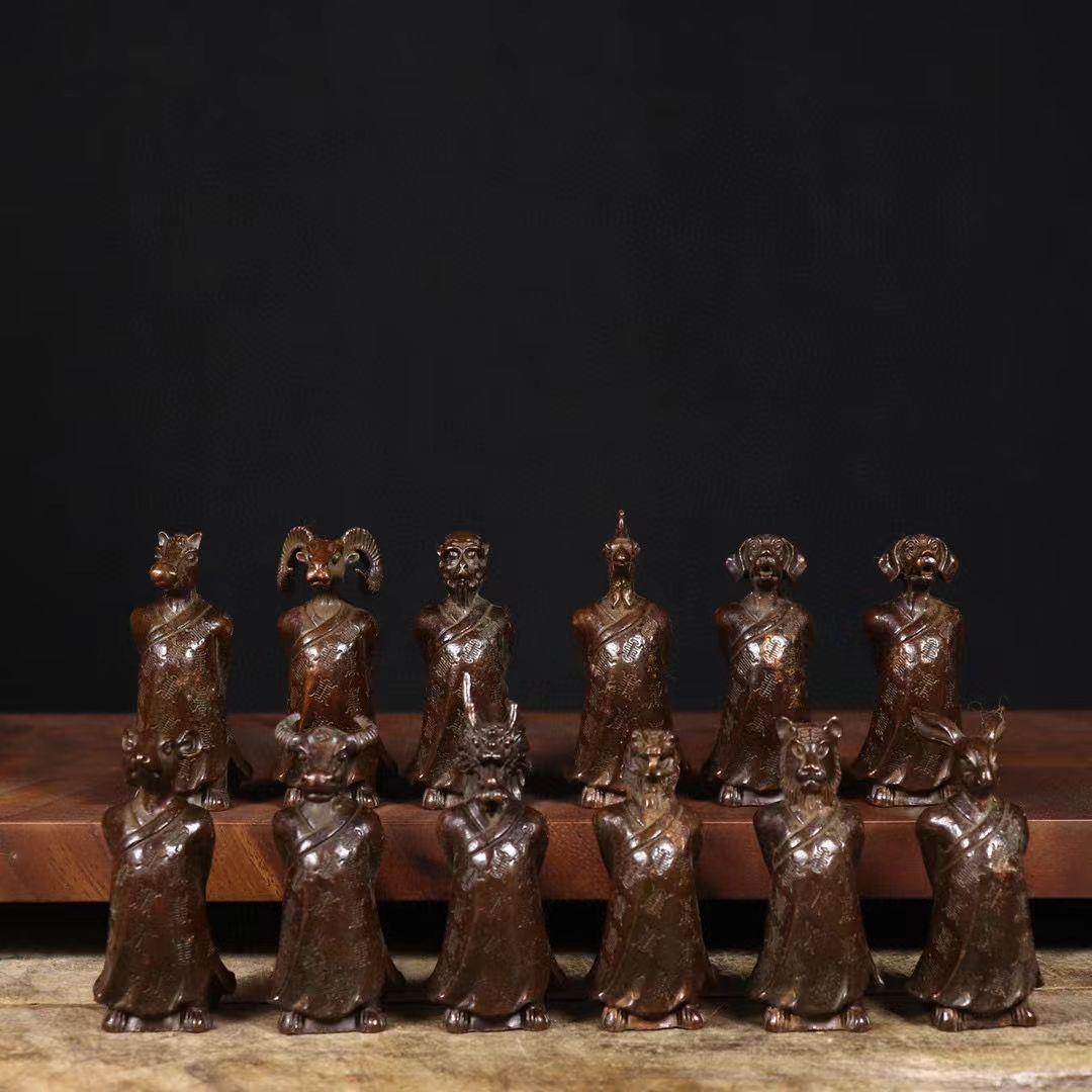 お香立て　香炉　線香立て　インセンスホルダー　干支　十二支 　12体セット