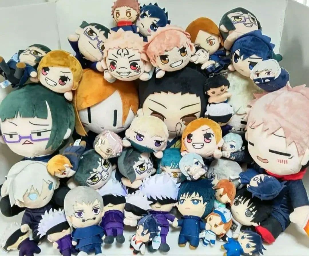 呪術廻戦　ぬいぐるみ　マスコット　ボールチェーン　寝転び43点　まとめ売り