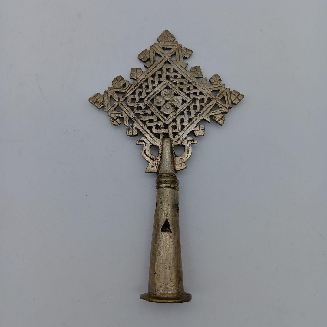 ②エチオピアンクロス　スタンド　アンティーク雑貨