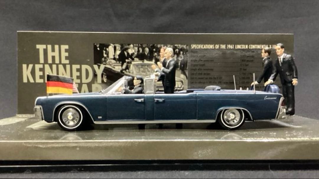 1/43 ケネディ大統領 ★ リンカーンコンチネンタル ベルリン1963パレード