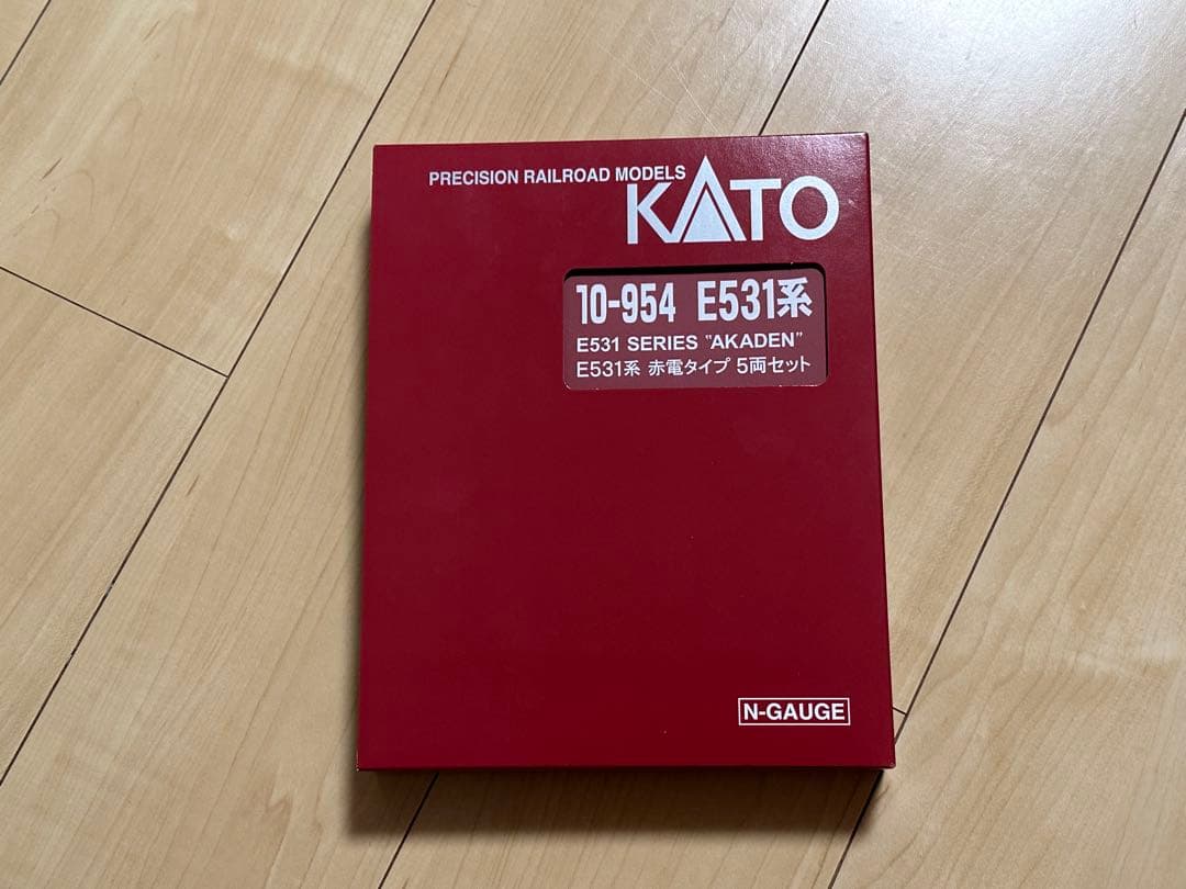 KATO E531系 赤電タイプ 付属編成5両＋安全確認カメラパーツ