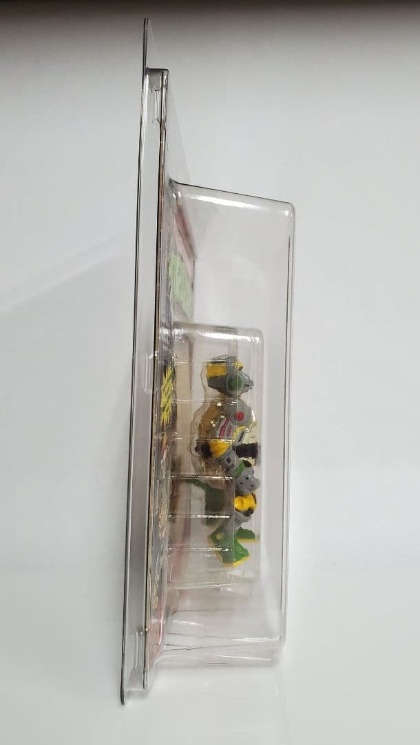 保護ケースのみ　TMNTフィギュア向けUVカット付きケース5個セット ブリスター