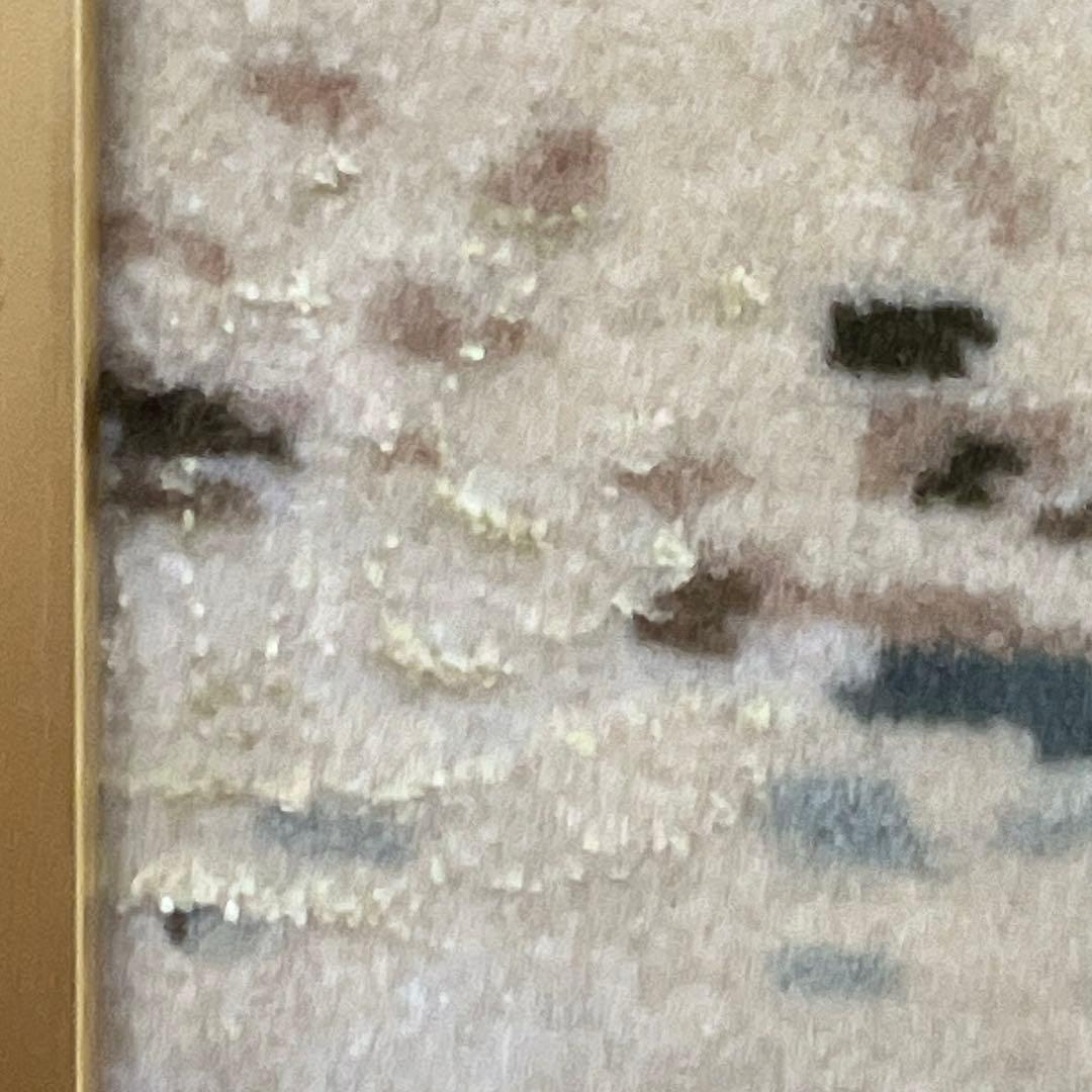 タブリーズ最高峰アリーナサブペルシャ絨毯額52.5×65㎝東な7-0809☆2F