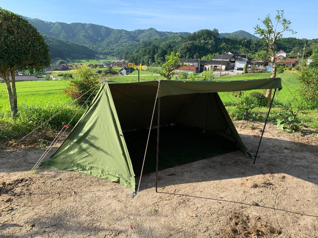 Soomloom ミリタリーテント 軍幕 パップテント 新品【二又化パーツ付】