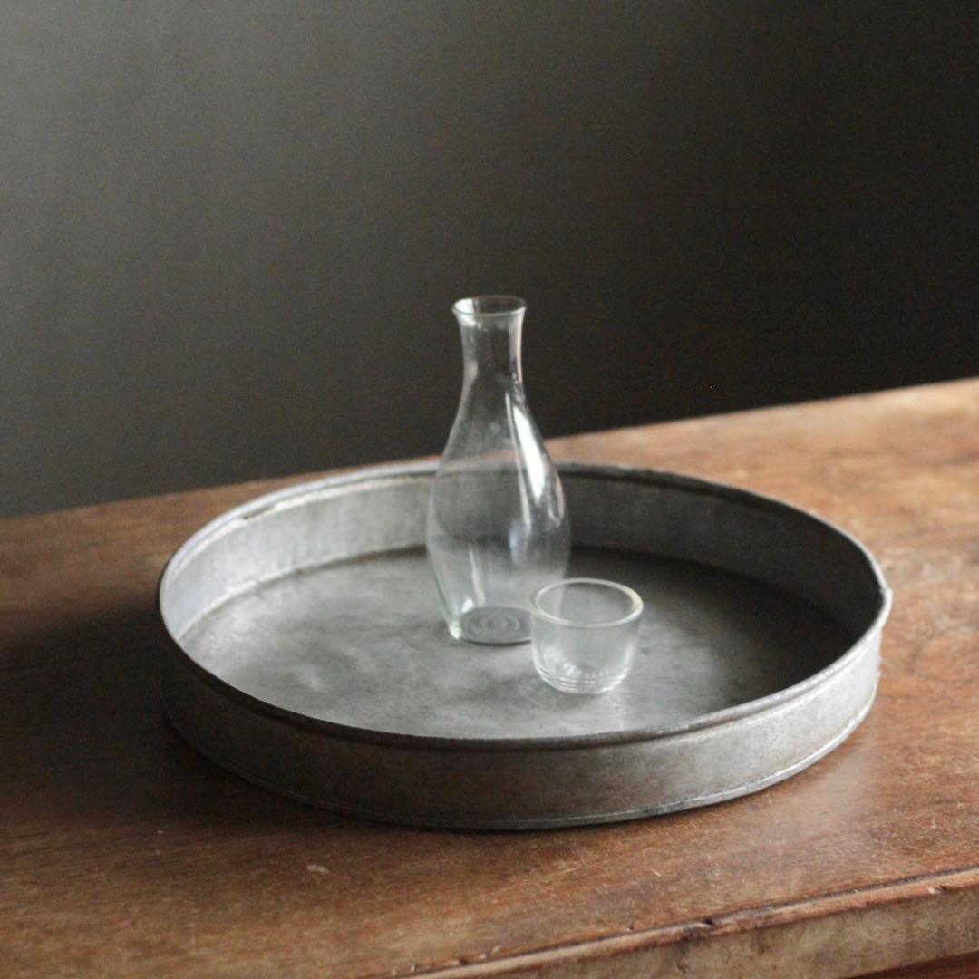 アルミ トレイ トレー 盆 古道具 アンティーク ブロカント オブジェ