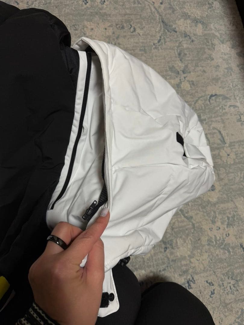 LUHTA スキーウェア ホワイト/ブラック/イエロー