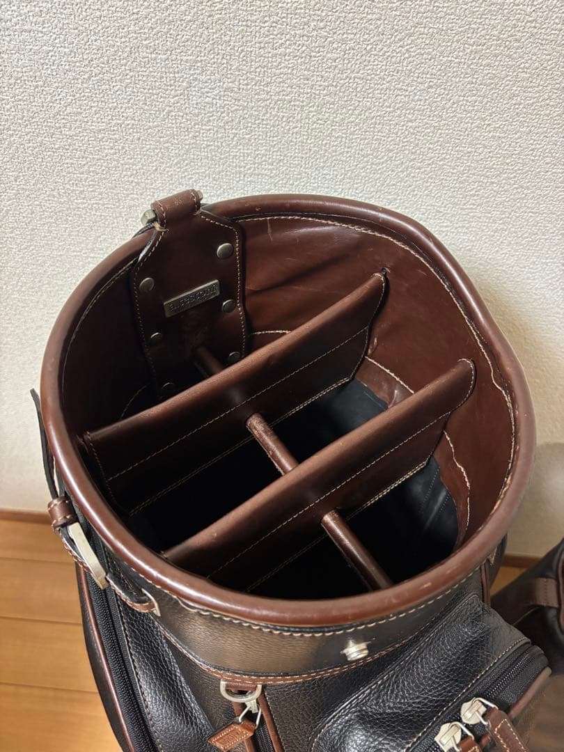 高級美品 30万 テストーニ testoni 9.5型 キャディバッグ