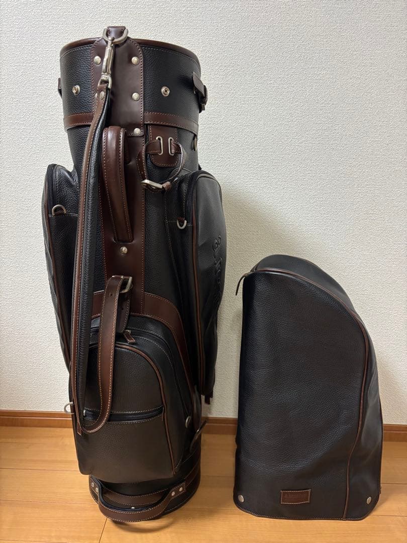 高級美品 30万 テストーニ testoni 9.5型 キャディバッグ