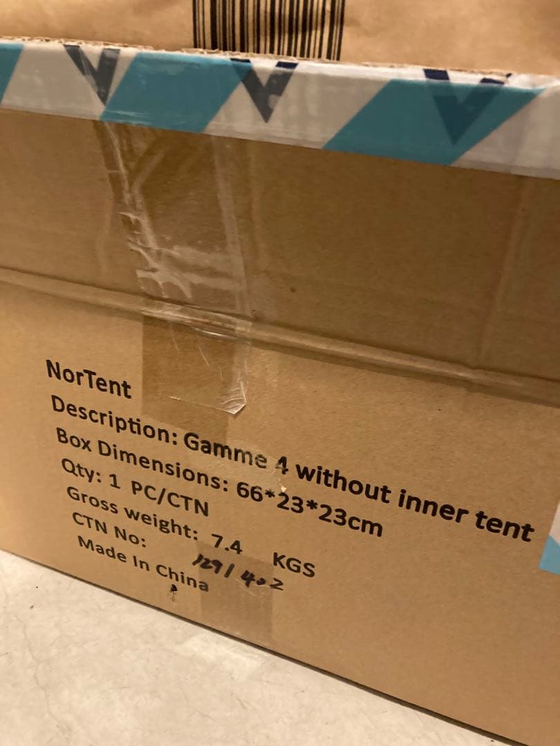 未使用新品 NORTENT Gamme4 ARCTIC テント