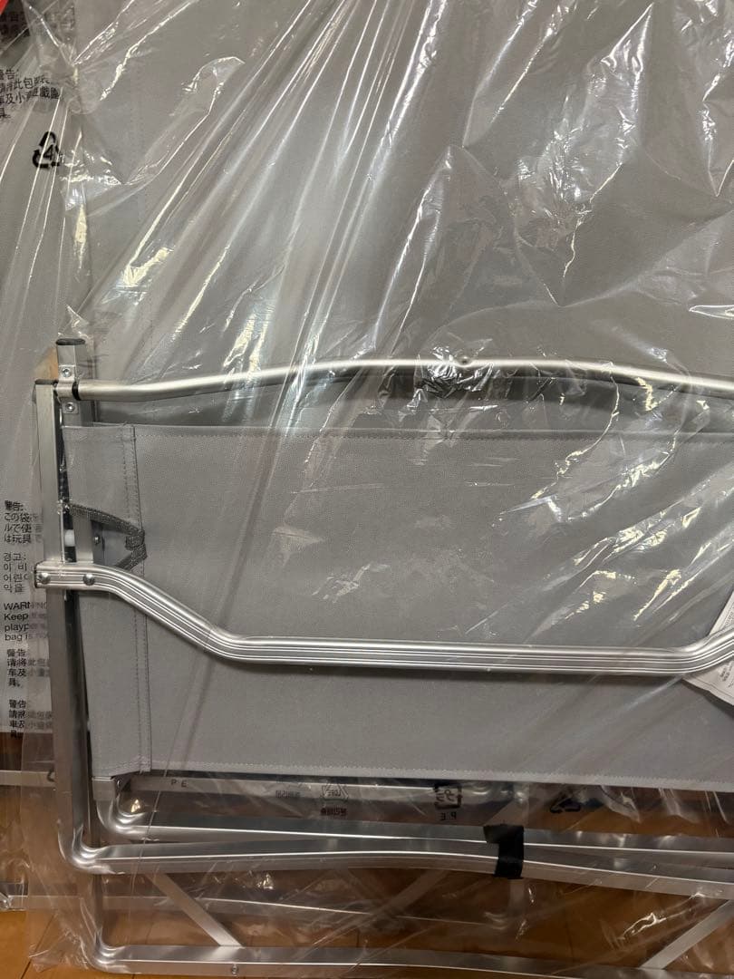 【しば】Coleman フォールディングチェアワイド グレー　2脚