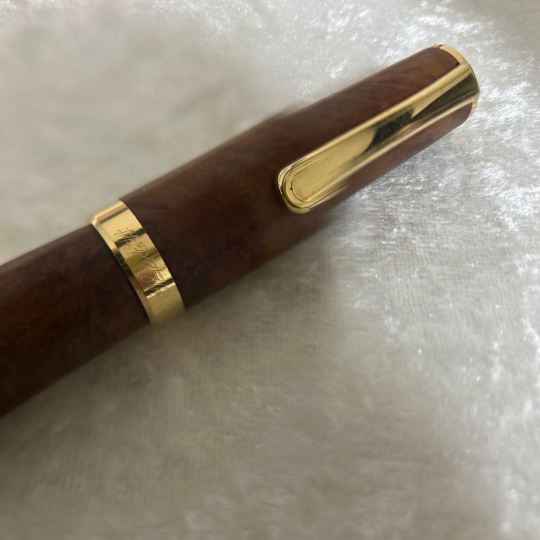 Platinum #3776木製ブラウン万年筆