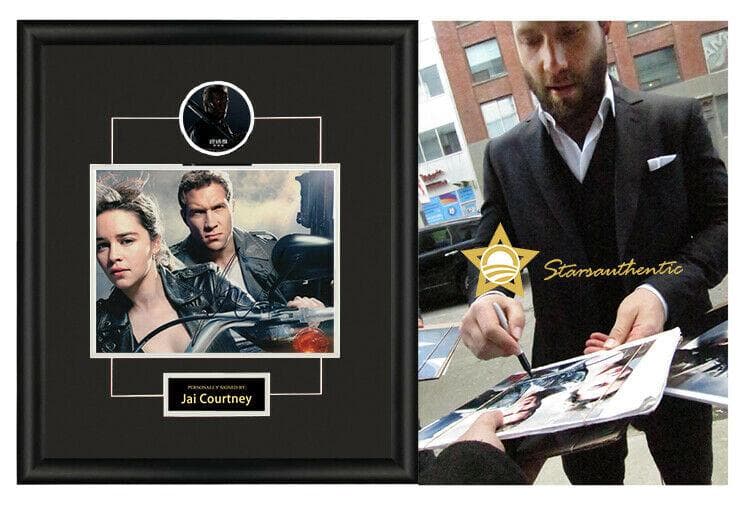 直筆サイン入り写真 ジェイ・コートニー ターミネーター/フレーム別/SA鑑定済