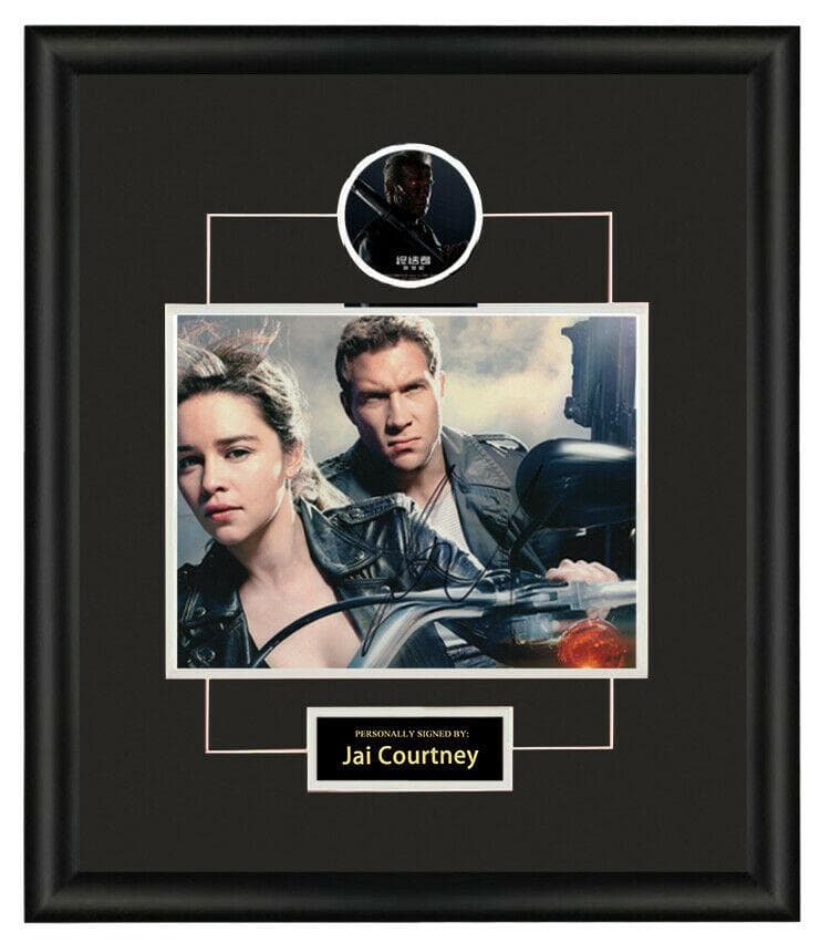 直筆サイン入り写真 ジェイ・コートニー ターミネーター/フレーム別/SA鑑定済