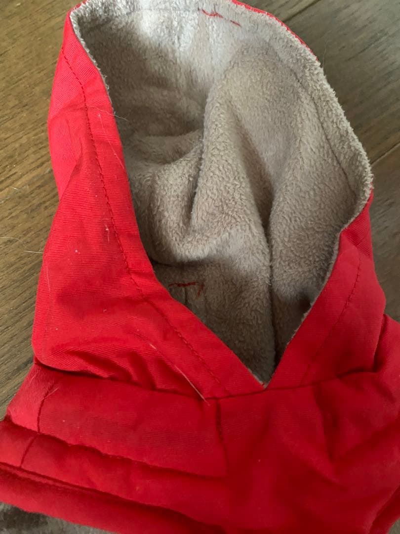 ALPHAICON フード付き犬服 レッド