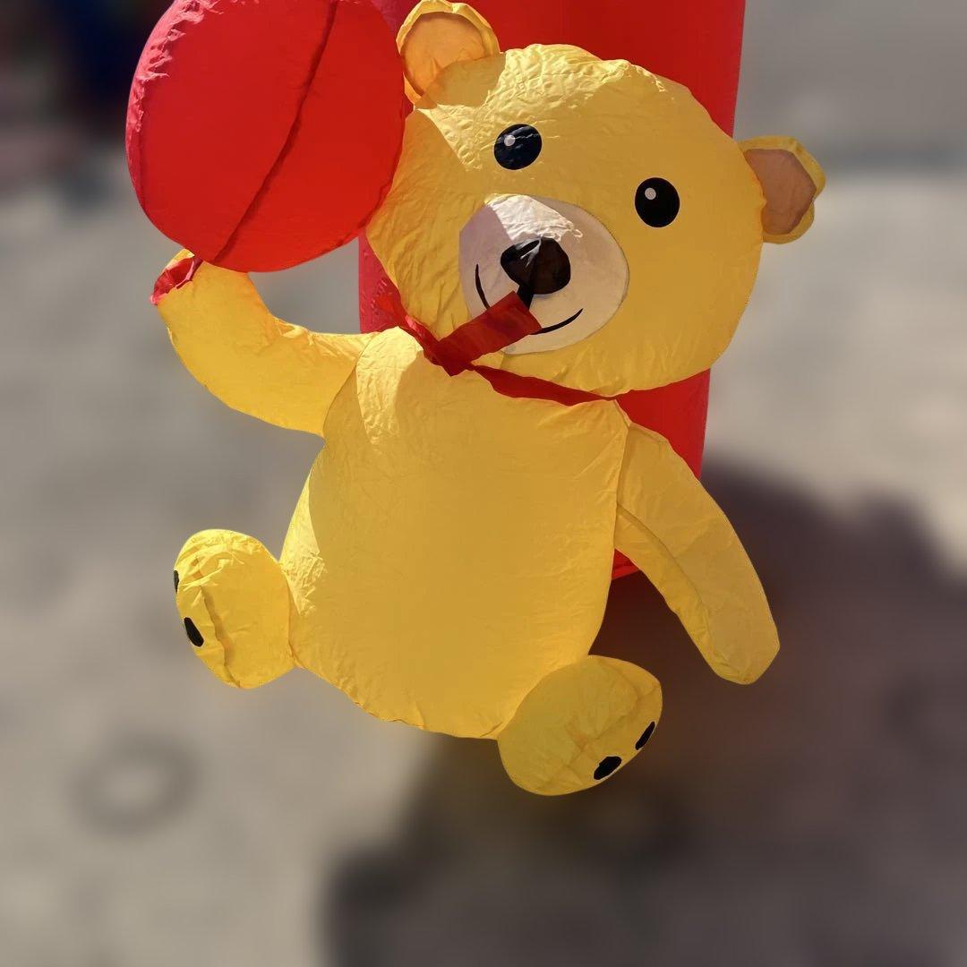 A-2 エアーアーチ クマとウサギのバルーン 門型 イルミネーション イベント